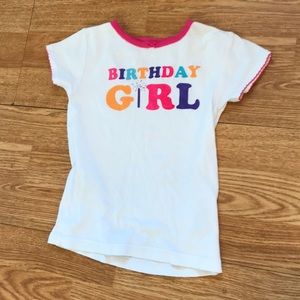 Birthday Girl tee shirt 4T